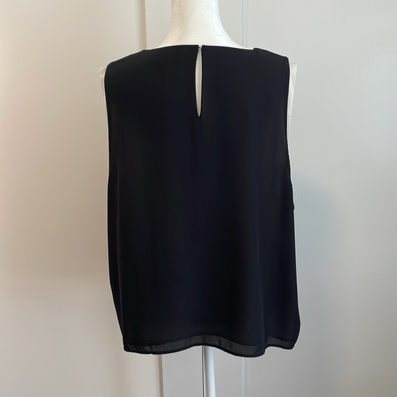 EUC Banana Republic Black Boxy Sleeveless Tank Top - Picture 5 of 7